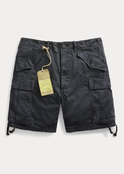 Calções Ralph Lauren Algodão Herringbone Cargo Homem 61498-IWUB